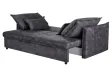 Canapé Marvelous velours jaune moutard 220cm pas cher