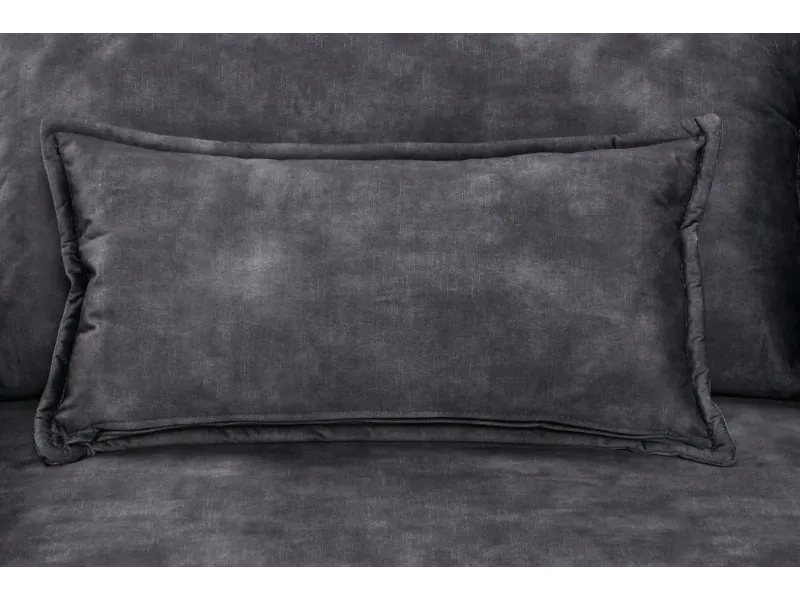 Canapé Marvelous velours jaune moutard 220cm pas cher