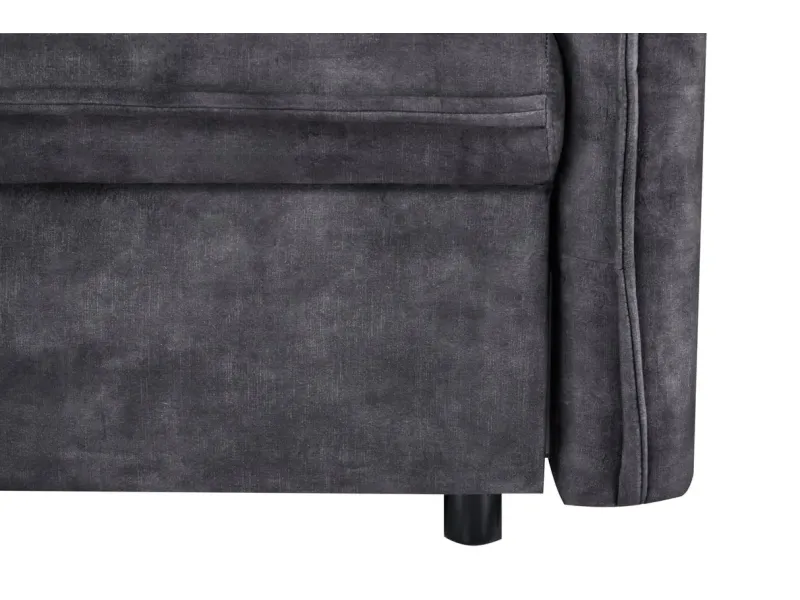 Canapé Marvelous velours jaune moutard 220cm pas cher