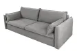 Canapé Marvelous velours jaune moutard 220cm pas cher