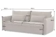 Canapé Marvelous velours jaune moutard 220cm pas cher