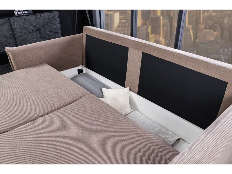 Canapé Marvelous velours jaune moutard 220cm pas cher