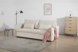 Canapé Marvelous velours jaune moutard 220cm pas cher