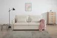 Canapé Marvelous velours jaune moutard 220cm pas cher
