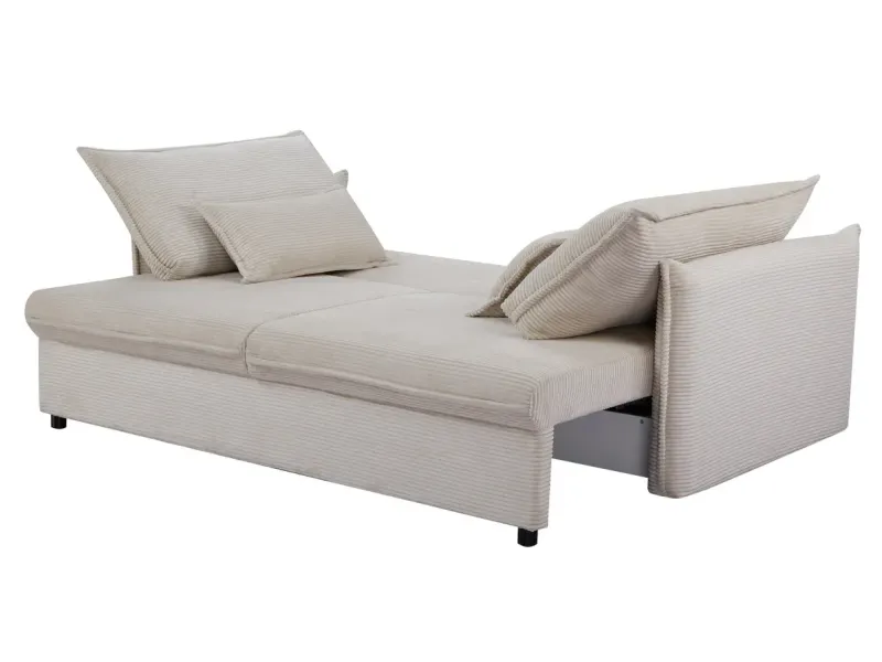 Canapé Marvelous velours jaune moutard 220cm pas cher