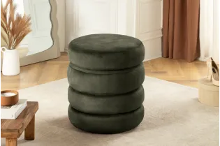 Tabouret 40 cm design en bois massif recyclé Tabourets bas |bellozia...