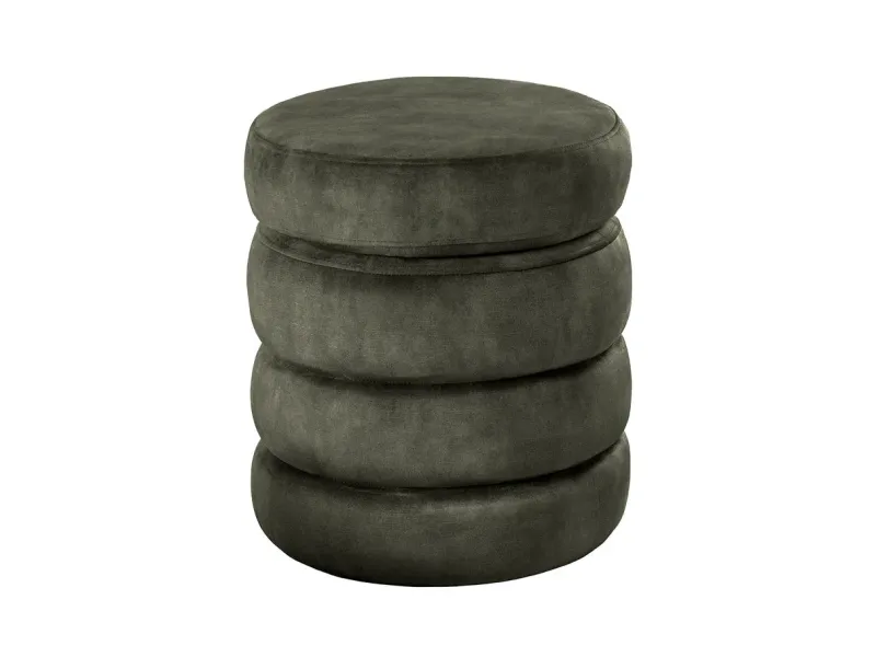 Tabouret 40 cm design en bois massif recyclé Tabourets bas |bellozia...