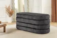 Caisson de bureau moderne à 3 tiroirs avec roulettes coloris noir l...