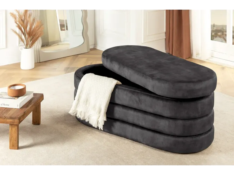 Caisson de bureau moderne à 3 tiroirs avec roulettes coloris noir l...