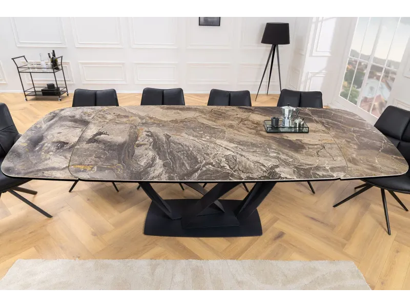 Table à manger extensible 12 personnes design 260 cm | Bellozia