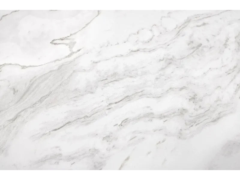 Table à manger extensible en céramique 180-225cm aspect marbre pas cher