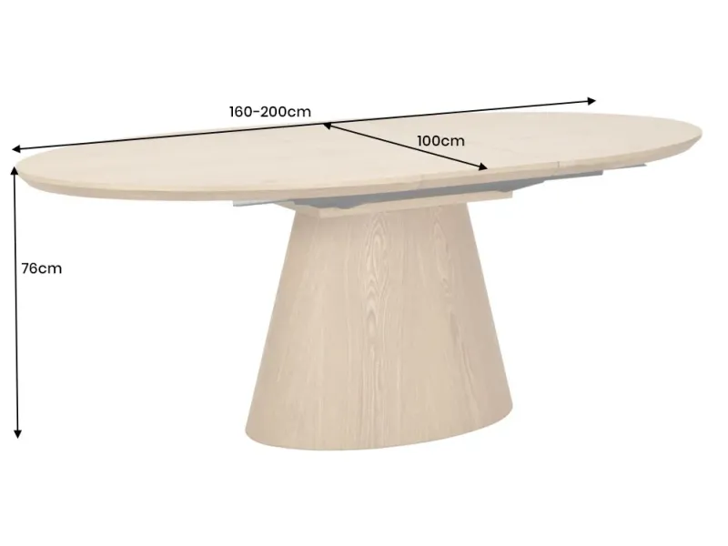 Table à manger extensible en céramique 180-225cm aspect marbre pas cher