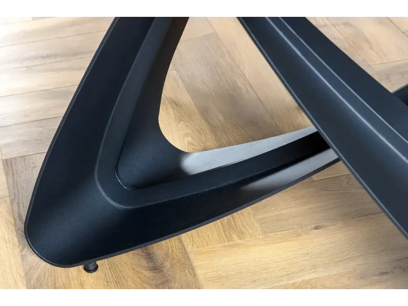 Table à manger extensible en céramique 180-225cm aspect marbre pas cher