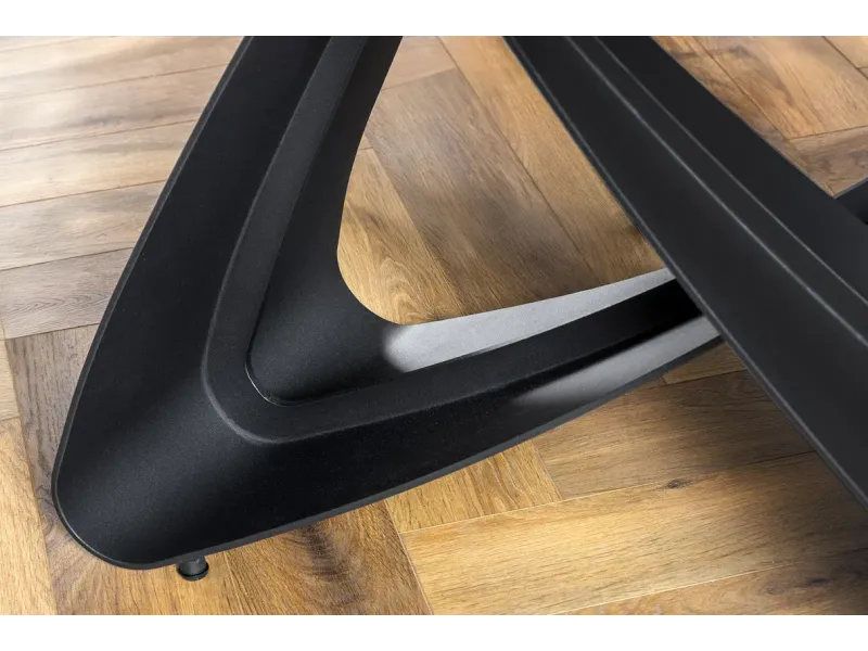 Table à manger extensible en céramique 180-225cm aspect marbre pas cher