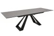 Table à manger extensible en céramique 180-225cm aspect marbre pas cher
