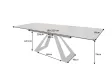 Table à manger extensible en céramique 180-225cm aspect marbre pas cher