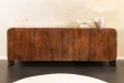 Buffet massif BRASIL 175 cm en bois de manguier marron six compartiments