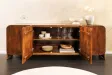 Buffet massif BRASIL 175 cm en bois de manguier marron six compartiments