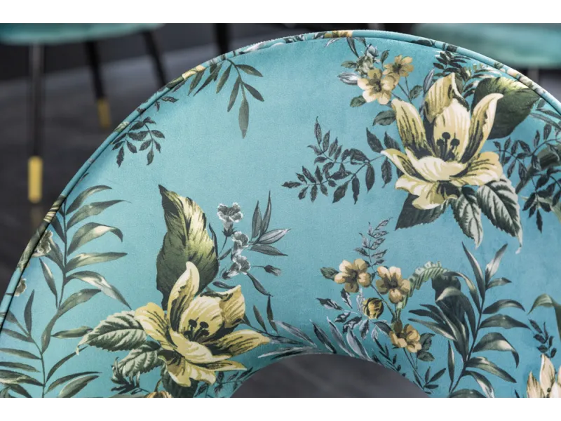 Chaise Salle à Manger Velours Design Moderne | 3 Coloris | Bellozia