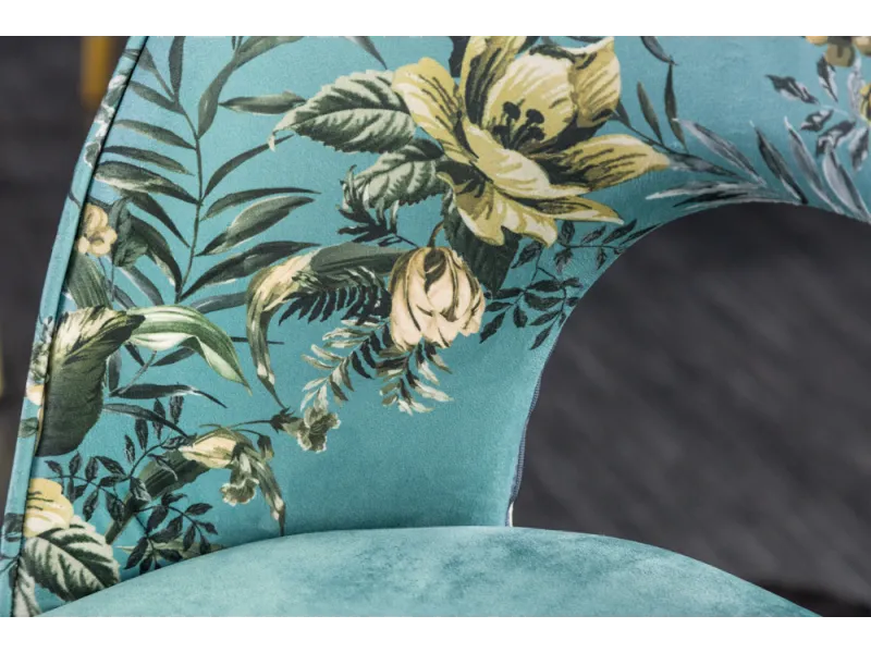 Chaise Salle à Manger Velours Design Moderne | 3 Coloris | Bellozia