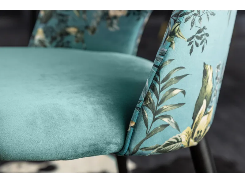 Chaise Salle à Manger Velours Design Moderne | 3 Coloris | Bellozia
