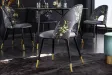 Chaise Salle à Manger Velours Design Moderne | 3 Coloris | Bellozia