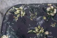 Banc Velours Fleuri Doré 130cm - Collection Helga | Bellozia