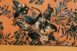 Banc Velours Fleuri Doré 130cm - Collection Helga | Bellozia