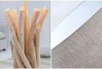 Lampe à poser design naturel en bois flotté