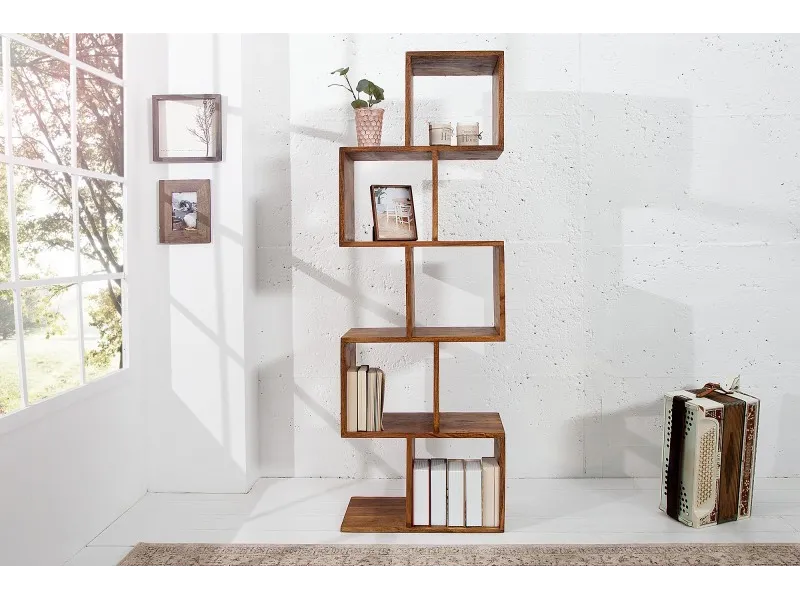 étagère design de 150 cm coloris naturel en bois massif