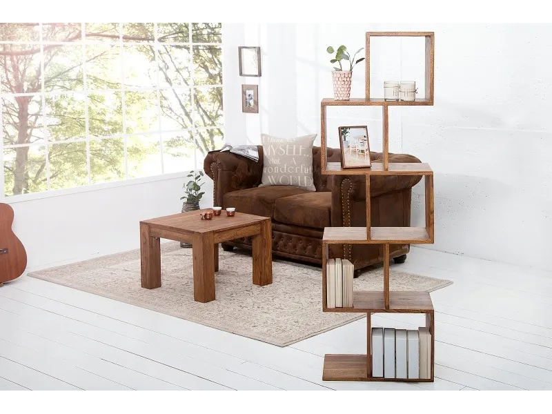 étagère design de 150 cm coloris naturel en bois massif
