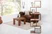 étagère design de 150 cm coloris naturel en bois massif