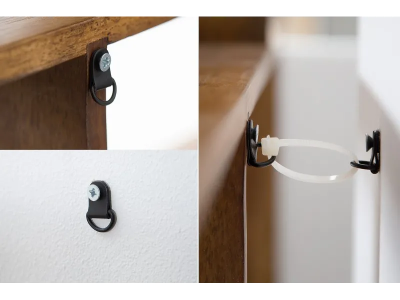 étagère contemporaine de 180 cm coloris naturel en bois massif