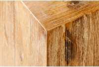 Colonne design naturel de 75 cm en bois massif