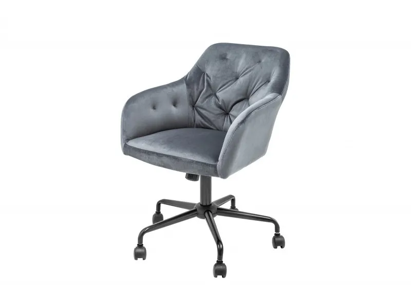 Chaise de bureau  avec accoudoir gris