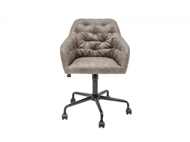 Chaise de bureau  avec accoudoir taupe