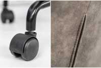 Chaise de bureau  avec accoudoir taupe