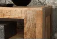 Meuble TV design industriel 170 cm en bois massif