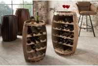 Casier à vin authentique 60cm naturel