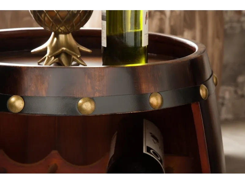 Casier à vin authentique 60 cm marron