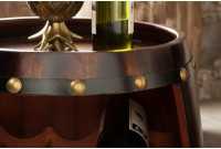 Casier à vin authentique 80 cm marron