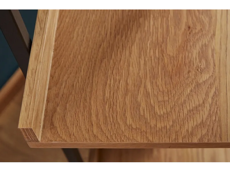 Etagère design industriel en bois coloris naturel