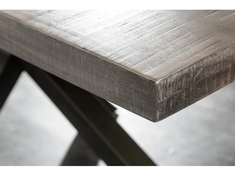 Table à manger de 200cm coloris gris