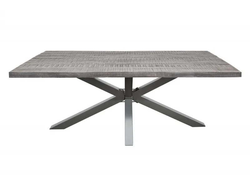 Table à manger de 200cm coloris gris