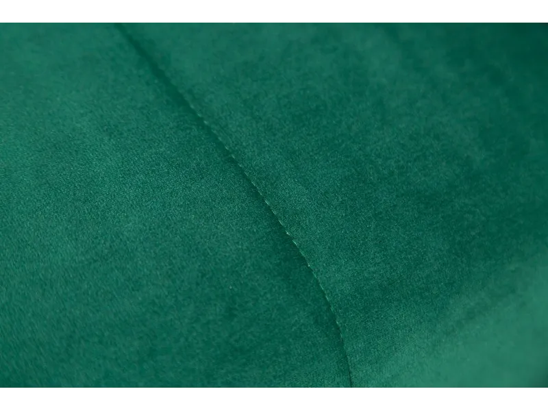 Canapé-lit en velours coloris vert émeraude