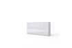 Lit encastrable horizontal de 90 x 200 cm coloris blanc