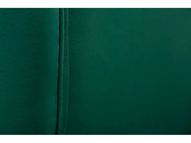 Fauteuil Rétro en Velours Vert Émeraude avec Pieds Dorés