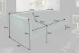 Canapé Rétro Noblesse 3 places 225cm en Velours Vert Émeraude avec Pieds Dorés
