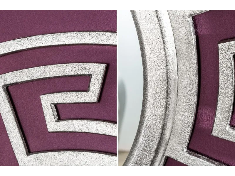 Miroir mural Euphoria teinté argent 85cm