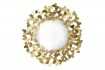 Miroir rond design papillon coloris doré 78cm